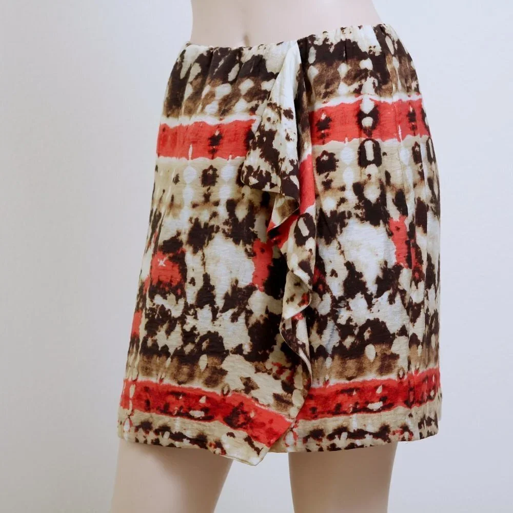 Vince Camuto Tie Dye‎ Sarong Mini Skirt